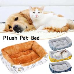 Canil de pelúcia antiderrapante para cães pequenos, médios e grandes, cama durável para animais, ninho confortável e quente, casa de cachorro grande, ninho macio - Image 3