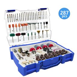 Conjunto de Acessórios para Ferramentas Rotativas Abrasivas, Kit Mini Broca Elétrica, Lixamento, Polimento, Corte, Cabeça de Gravura para Dremel, 287Pcs - Image 2