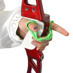 Sling para tiro com arco recurvo, acessórios de tiro com arco, 1 peça, verde tecido de nylon, proteção para arco recurvo, acessórios de caça - Image 2