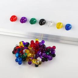 10 PCS Pequenos Alfinetes Magnéticos Ímãs Escritório 8 Cores Alfinetes Magnéticos Fortes - Image 4