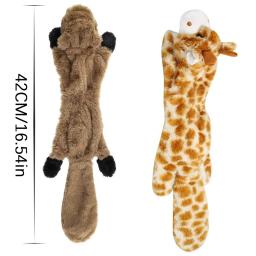 Squeaky Plush Squeaky Fox Fur Brinquedos para Pet, Squeaky Toy, Stuffingless, cão pequeno, médio, grande, Animais Suprimentos, 1Pc - Image 6