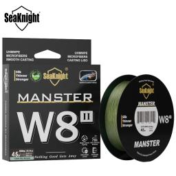 Seaknight marca w8 ii série 500m 8 fios linha de pesca avançada trançada pe linha anti-uv revestimento à prova de água do mar linha de pesca - Image 1