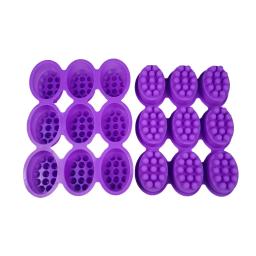 Molde de silicone para sabão, oval, massagem, artesanal, chocolate, terapia, bar, artesanato de resina - Image 6