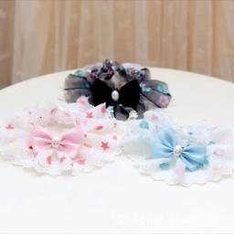 Pet Collar Bib Bow Collar Lenço de laço, Decoração colar bonito, Cat Supplies - Image 1