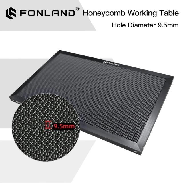 Gravador a Laser CO2 com Mesa Honeycomb de Trabalho 9,5 mm para Corte Rápido e Escultura