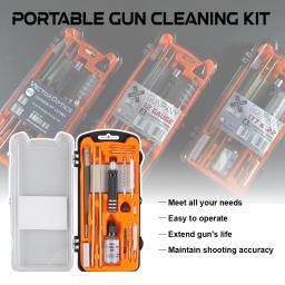 Vector Optics-Portátil Caça Airgun Limpeza Kit, Gun Limpeza Define, Rifle Pistola, Calibre Cleaner, Fit for. 22,12GA,. Calibre 177 - Image 1