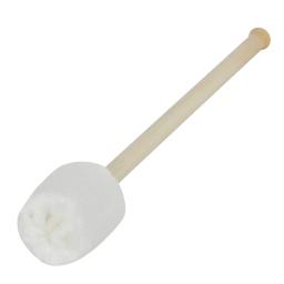 Lã branca sentiu baquetas com cabo de madeira, tambor malho, acessório de percussão, peças de instrumentos musicais, alta qualidade - Image 4