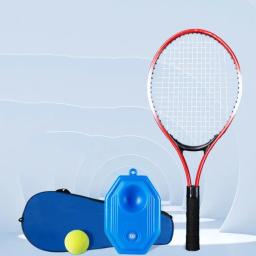 Conjunto de raquete de tênis absorvente para crianças, Raquetes portáteis individuais com bolsa de transporte, Rebound Lightweight Tennis Trainer - Image 1