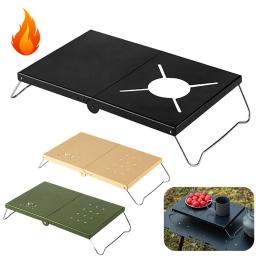 Mesa de acampamento portátil e dobrável, Mesas de café pequenas, Mesa de piquenique para caminhadas ao ar livre ultraleve, Mini mesa dobrável leve - Image 3