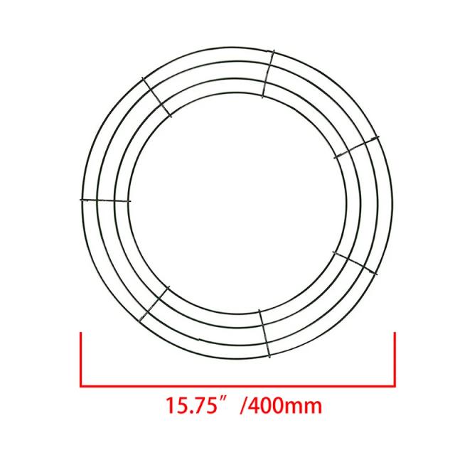 Anel de Coroa Redonda para Decoração Floral e Festas, Guirlanda de Natal e DIY - Tamanhos Variados de 20 cm a 40 cm