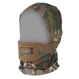 Tactical Airsoft Mask com Knight Hood, Máscara para Tiro, Caça, Equitação, Caça, Roupas, Acessórios - Image 2