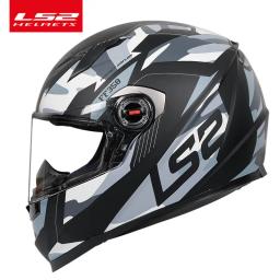 LS2-Classic Full Face Capacete De Motocicleta, Moto Racing, Moto, Capacete De Tanque, Xdron Casque, Samurai Draze, FF358 - Image 6