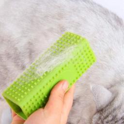 Silicone Hollow Rubber Dog Hair Brush, Removedor para carros, Móveis, Tapete, Roupas, Escova de limpeza para cães, Pet Shop - Image 5