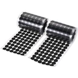99 pares 10/15/20mm transparente dot adesivo autoadesivo gancho e laço prendedor fita de fita de silicone forte - Image 2
