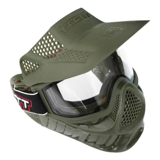 Máscara Protetora Tática de Alta Resistência para Paintball e Airsoft com Lente Dupla para Outdoor