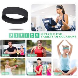 Bandas elásticas portáteis do cabelo para homens e mulheres, headband dos esportes ao ar livre, envoltório do cabelo, cinta, ciclismo, ioga, corrida, exercício, Sweatband, aptidão - Image 6