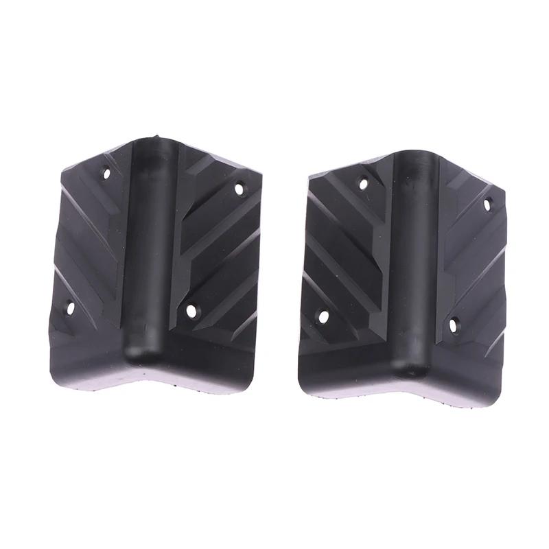 Ângulo direito plástico preto arredondado protetor, alto-falante cantos, guitarra amplificador palco, armários acessórios, novo, 2pcs - Image 1