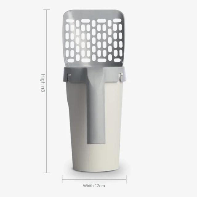 Filtro de Colher para Limpeza de Caixa de Areia de Gato com Auto-limpeza e Suprimentos Essenciais