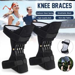 Confortável Material Respirável Primavera Knee Booster, Power Knee Support - Image 1