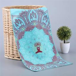 Toalha impressa esportiva de resfriamento 30*100cm capa de tapete de yoga antiderrapante ginásio fitness microfibra viagem almofada de secagem rápida pilates - Image 4