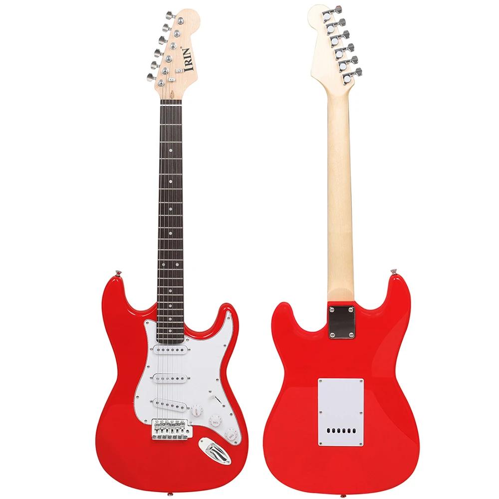 IRIN ST guitarra elétrica com acessórios do cabo, corpo Basswood, Bege pescoço, 22 Trrets, 39 ", 6 cordas - Image 1