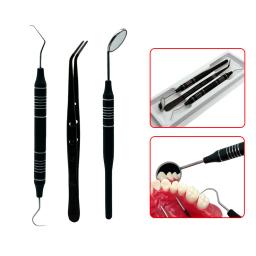 3/4 pçs kit de ferramentas de higiene dental instrumentos kit de limpeza dental desinfecção de aço inoxidável antibacteriano ferramentas de cuidados com as gengivas - Image 2