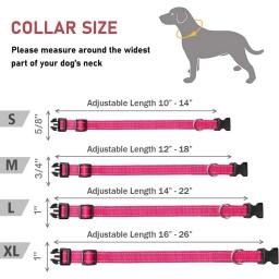 Strap Collar Reflective Dog, Segurança ajustável, Nylon Pet Traction Rope, Adequado para animais de pequeno e médio porte - Image 5