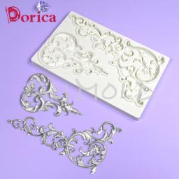 Molde Retro Relief Silicone para Chocolate Fondant, Molde De Argila De Resina, Ferramentas De Decoração Do Bolo Modelo DIY, Cozinha Bakeware - Image 5