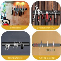 Suporte de Faca Magnético Para Acessórios de cozinha Organizador - Image 6