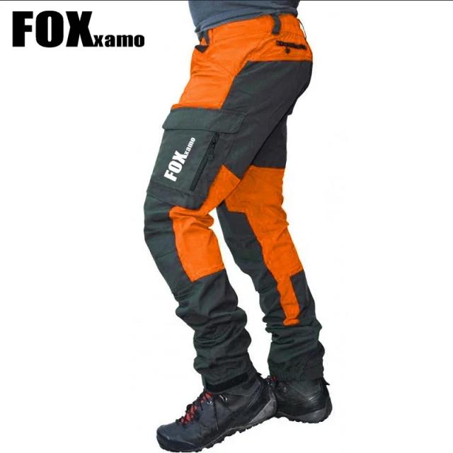 Calças Foxxamo Masculinas Outdoor: Táticas, Impermeáveis e Casuais para Pesca e Ciclismo no Verão