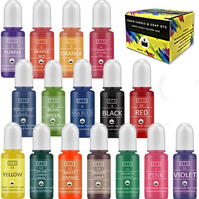 Kit Completo de Corantes para Velas e Sabões - 30 Cores para Criações Artesanais Incríveis
