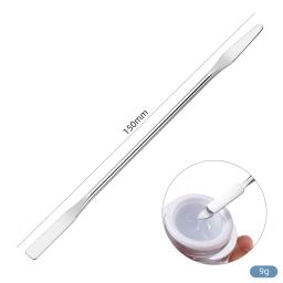 Espátula De Mistura De Cor De Aço Inoxidável, Pigmento Ferramenta De Mistura, Espátula Rod, Maquiagem Tintas Mistura, Metal Agitando Varas - Image 5