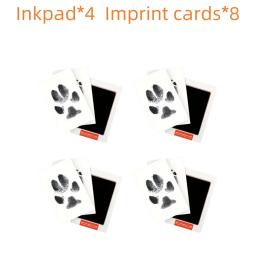 Pet Paw Print Almofada de tinta para cães e gatos, memorização Memorial Supplies, Pegada Pad, 4Pack - Image 2