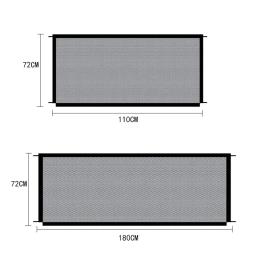 Engenhoso malha Folding Pet Dog Gate, Gabinete de segurança, Cerca para interior e exterior, Pet fornecimentos - Image 6