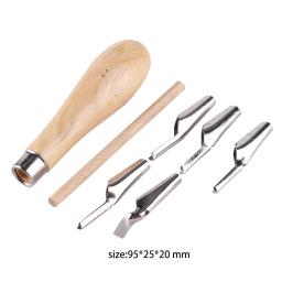 7 em 1 diy conjunto de facas de gravura portátil abs linóleo cortador arte suprimentos ergonômico escola gravura escultura ferramentas para iniciantes - Image 6