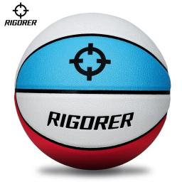 RIGOER-Basquete de couro antiderrapante PU para interior e exterior, bola tamanho padrão 7, resistente ao desgaste, treinamento oficial de competição - Image 5
