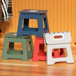 Mini fezes portáteis ao ar livre, cadeira dobrável plástica espessada, Mazar Bench para adultos e crianças - Image 2