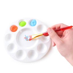 Paleta De Mistura De Plástico Aquarela Artista, Bandeja De Pintura De Arte, 10 Grade, Suprimentos - Image 2