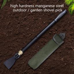 Pá dobrável com bolsa de transporte Leve Portátil Camping Pás Para Cavar Tacticall Pá Pickaxe Hoe Survival Tools Pá dobrável Pás de acampamento Pá de escavação tática com bolsa de transporte Ferramentas de sobrevivênci - Image 6