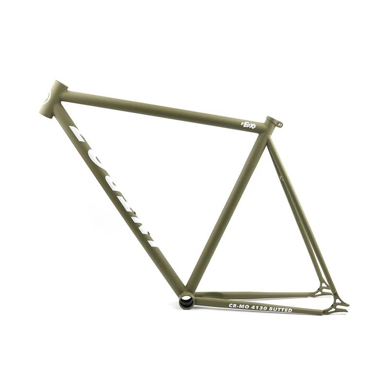 INTRO7-Fixed Gear Bike Frame, 700C Fixie bicicleta, ciclismo Framesets, 52 55cm, CR-MO - Image 1