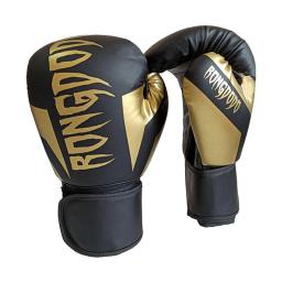 Luvas De Boxe Para Crianças, Saco De Perfuração, Sparring Marcial, Preto, 38x23cm - Image 1