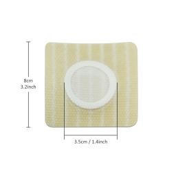 Remendos descartáveis de óleo de rícino para umbigo, envoltório de pacote de óleo de rícino com almofada de algodão altamente absorvente, adesivo de cobertura de umbigo - Image 6