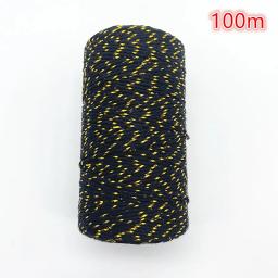 Linha de algodão de duas cores para decoração, artesanato, material de embalagem, artesanal, presente de Natal, novo, 10 jardas, 100m - Image 3