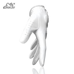 Luvas de golfe com marcador magnético de folha de bordo vermelho, leve, respirável, design destacável para esportes ao ar livre, golfe, equitação - Image 4