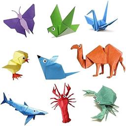 100 pçs origami papel quadrado dupla face dobrável sorte desejo guindaste artesanato papel diy artes artesanato colorido scrapbooking - Image 6