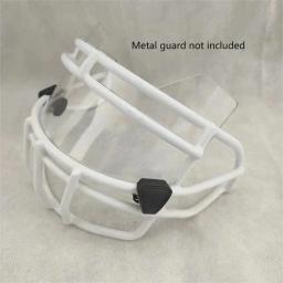 Viseira transparente para capacete de futebol, proteção com clipes, viseira de rugby antiarranhões, 19,5x12x6,8cm, pc resistente a alto impacto, 106g - Image 6