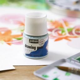 Pebeo fácil casca líquido látex mascaramento fluido desenho goma seca rapidamente para tinta aquarela guache artesanato suprimentos-garrafa de 45ml - Image 3