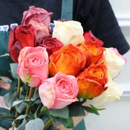 Rosa hidratante com sensação assada a fogo, flor artificial, adereços de casamento, arranjo floral, buquê de flores falsas, quarto, decoração de casa - Image 2