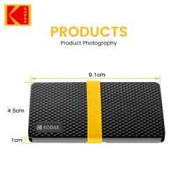 Kodak x200 disco rígido ssd externo hd externo 1tb usb3.1 mini portátil ssd 256b 512gb 1tb para laptops smartphone ps4 pc mac tv - Image 5