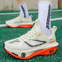 Tênis de Corrida com Placa de Carbono, Especializado para Maratona, Respirável e Leve, Confortável para Mulheres, Sneakers Antiderrapantes - Image 6